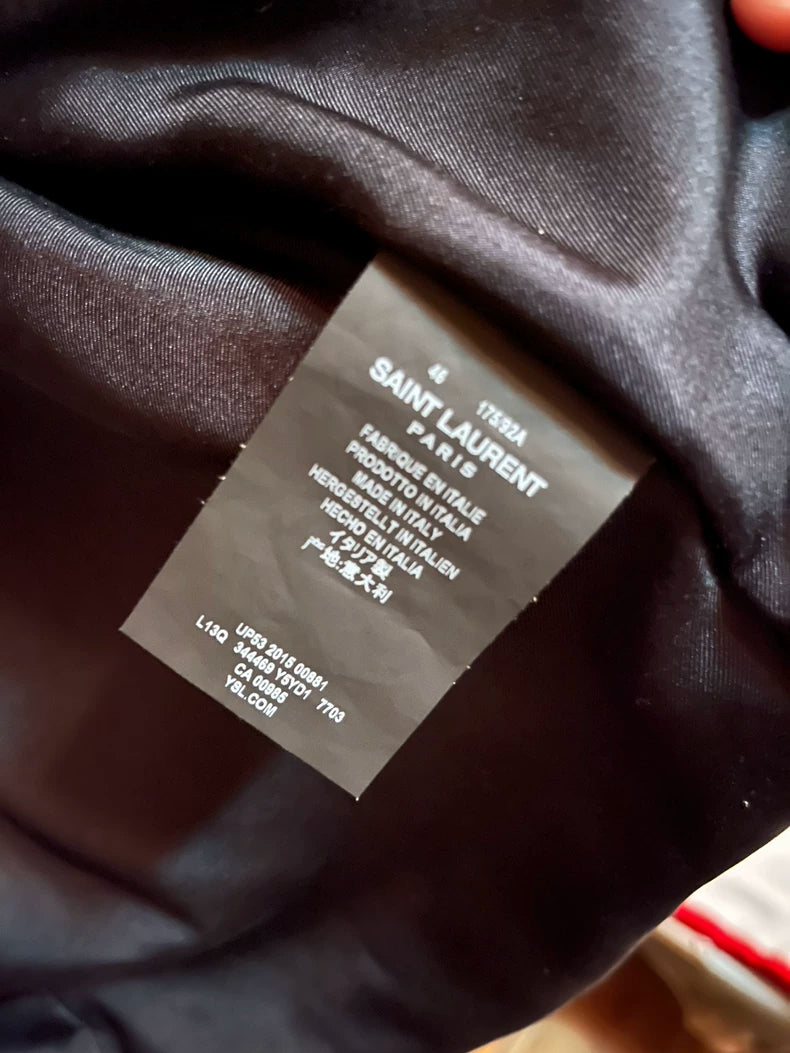 Brown Suede Jacket by Saint Laurent Paris