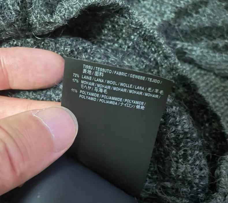 Saint Laurent Wool Mohair Blend Sweater-yf