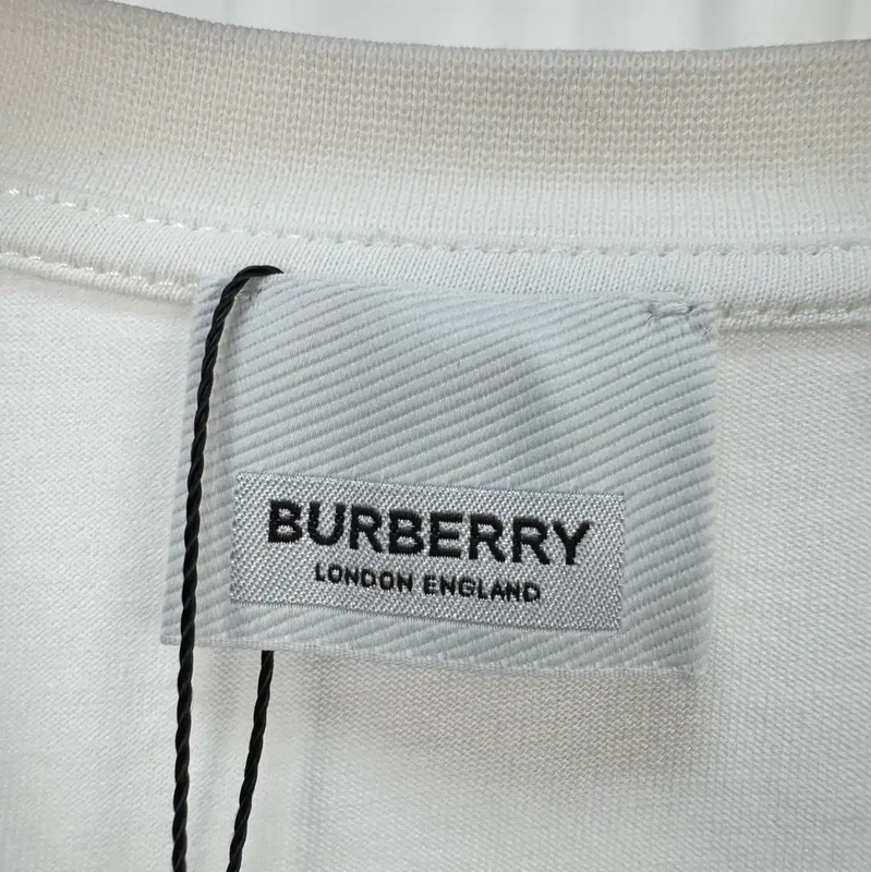 Burberry Men's Summer White Logo T-Shirt