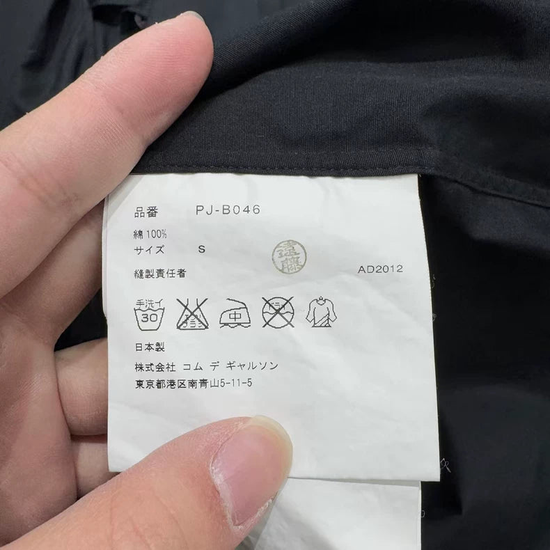 CDG Floral Print Long Sleeve Shirt-zp