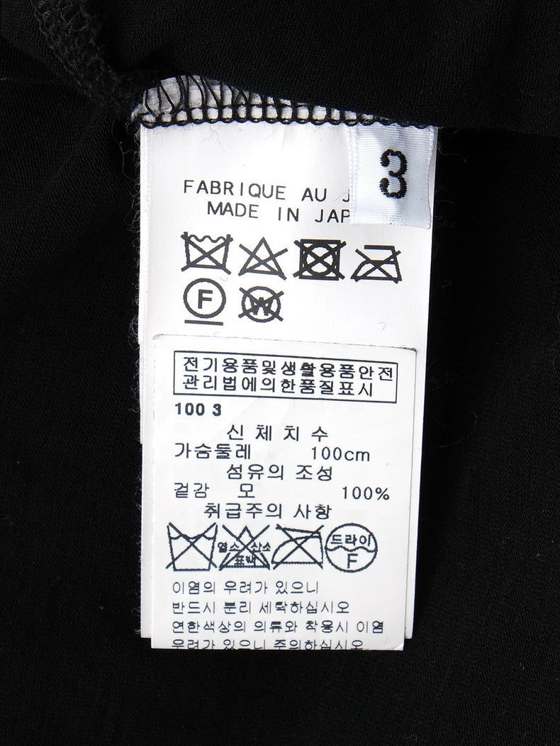 Black Long Sleeve Wrap Top