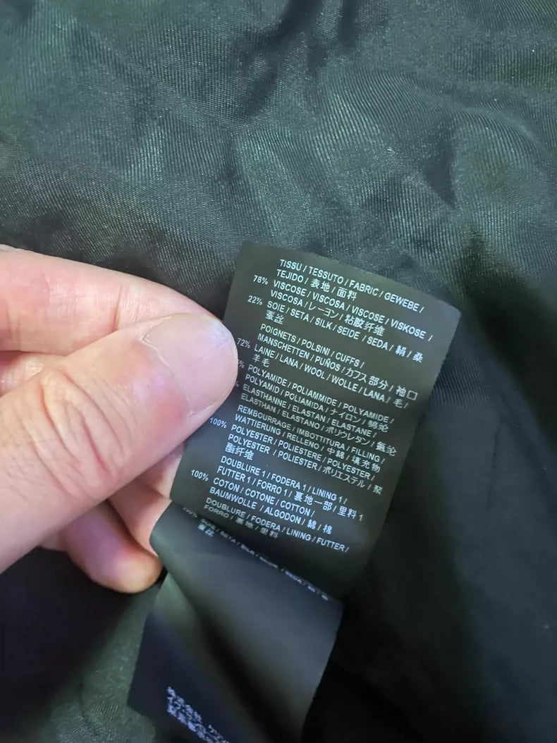 Saint Laurent Velvet Bomber Jacket-yf