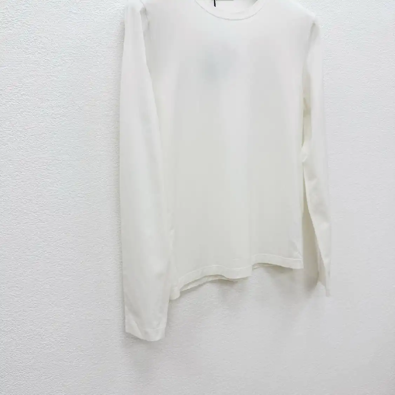 Prada White Long Sleeve Men's T-Shirt
