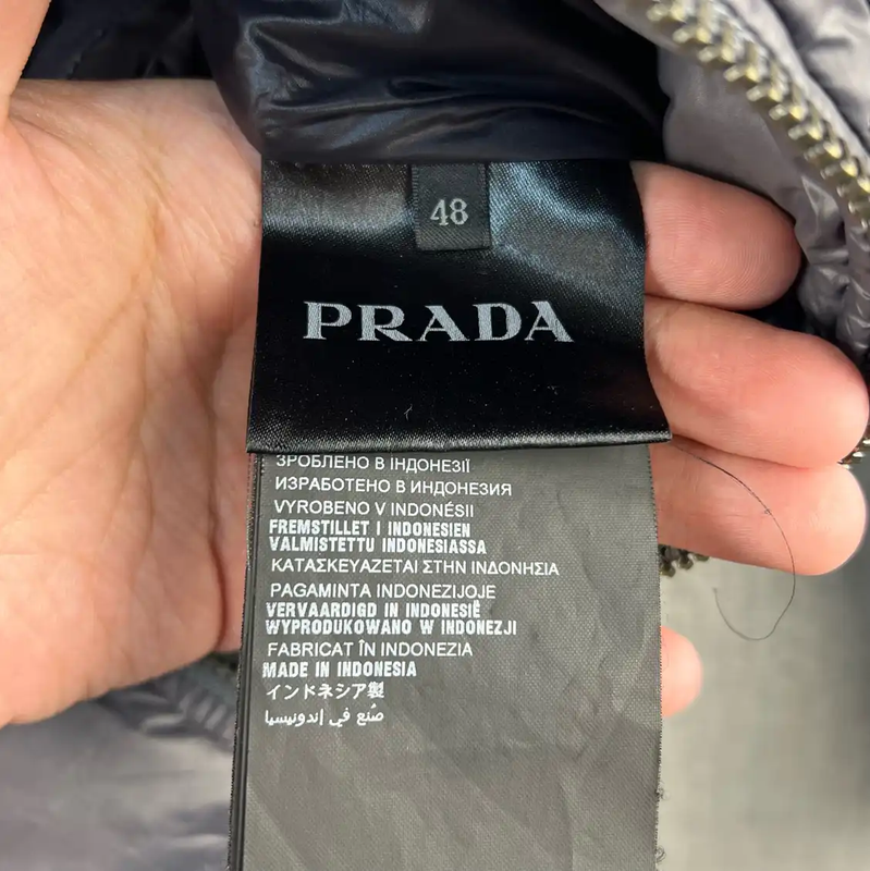 Prada Men's Winter Gray Down Jacket