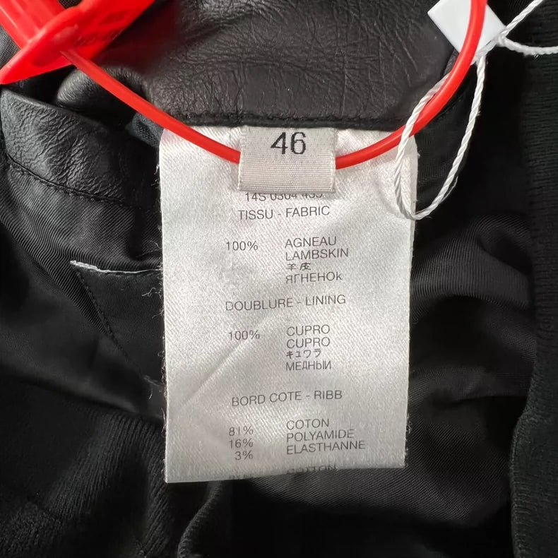 Givenchy Star Embroidered Leather Jacket