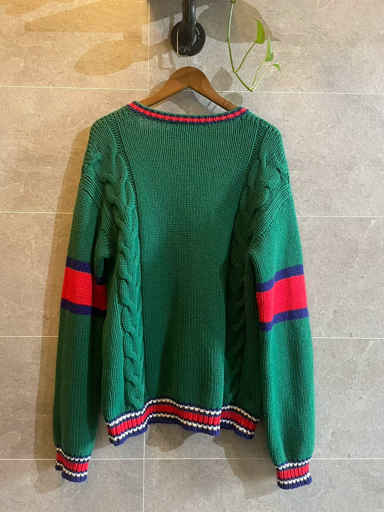 Gucci Green Knit Sweater for Men