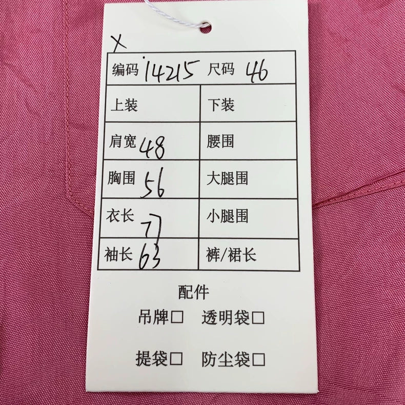 Pink Long Sleeve Button-Up Shirt