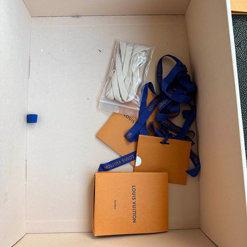 Louis Vuitton Black Grey Low Top Sneakers 0079