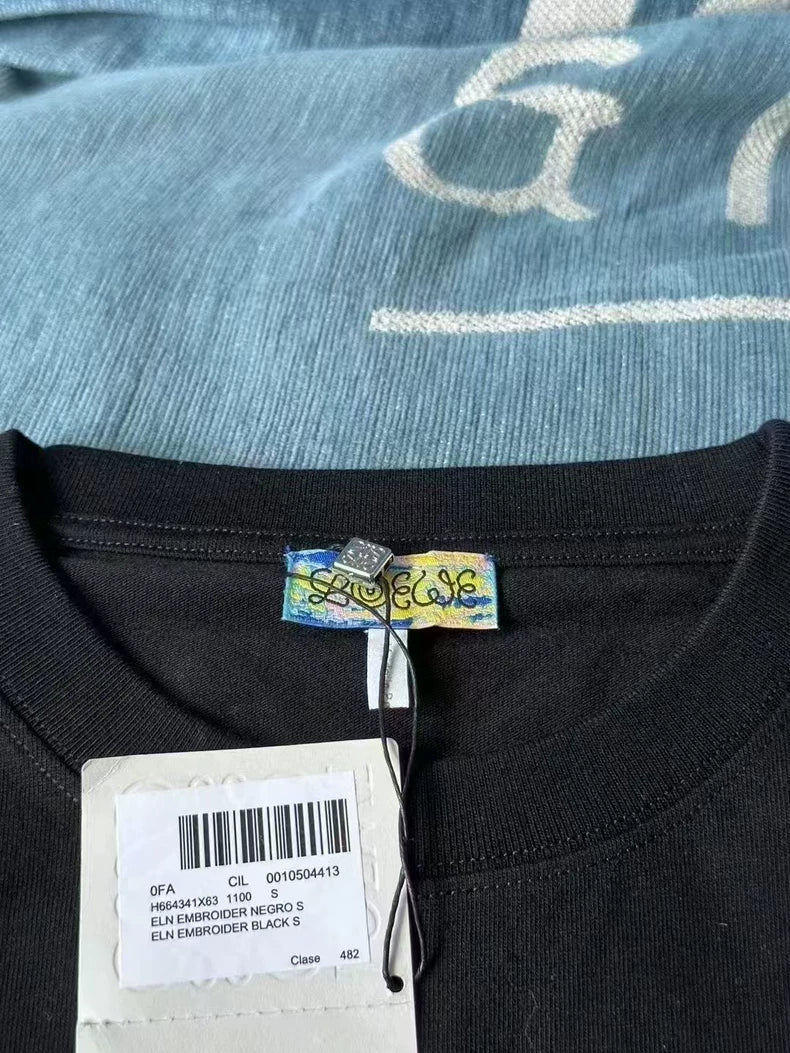 Loewe Embroidered Logo Short Sleeve Shirt