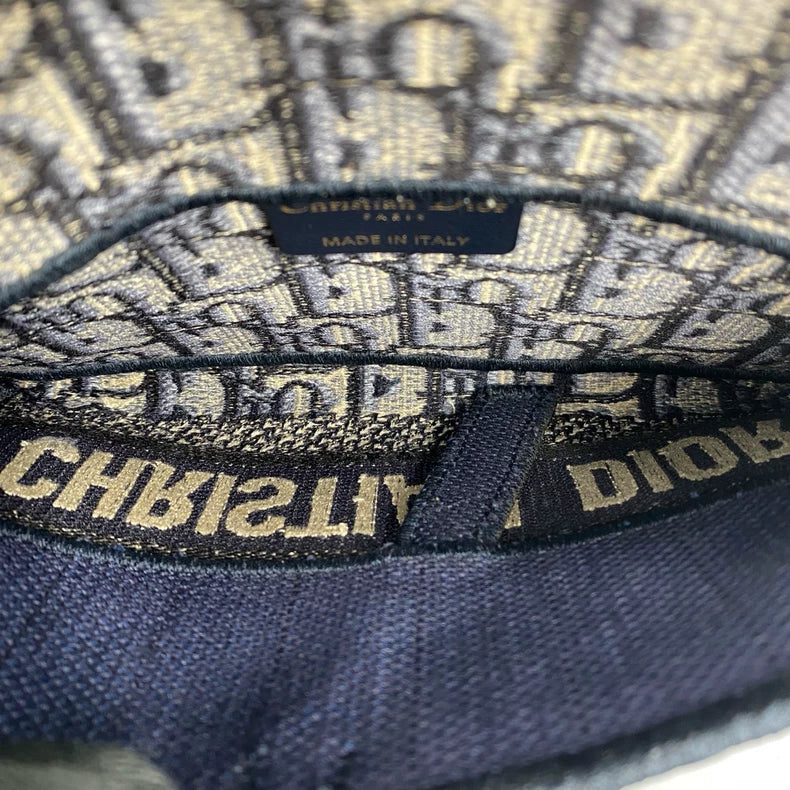 Dior Canvas Saddle Crossbody Bag