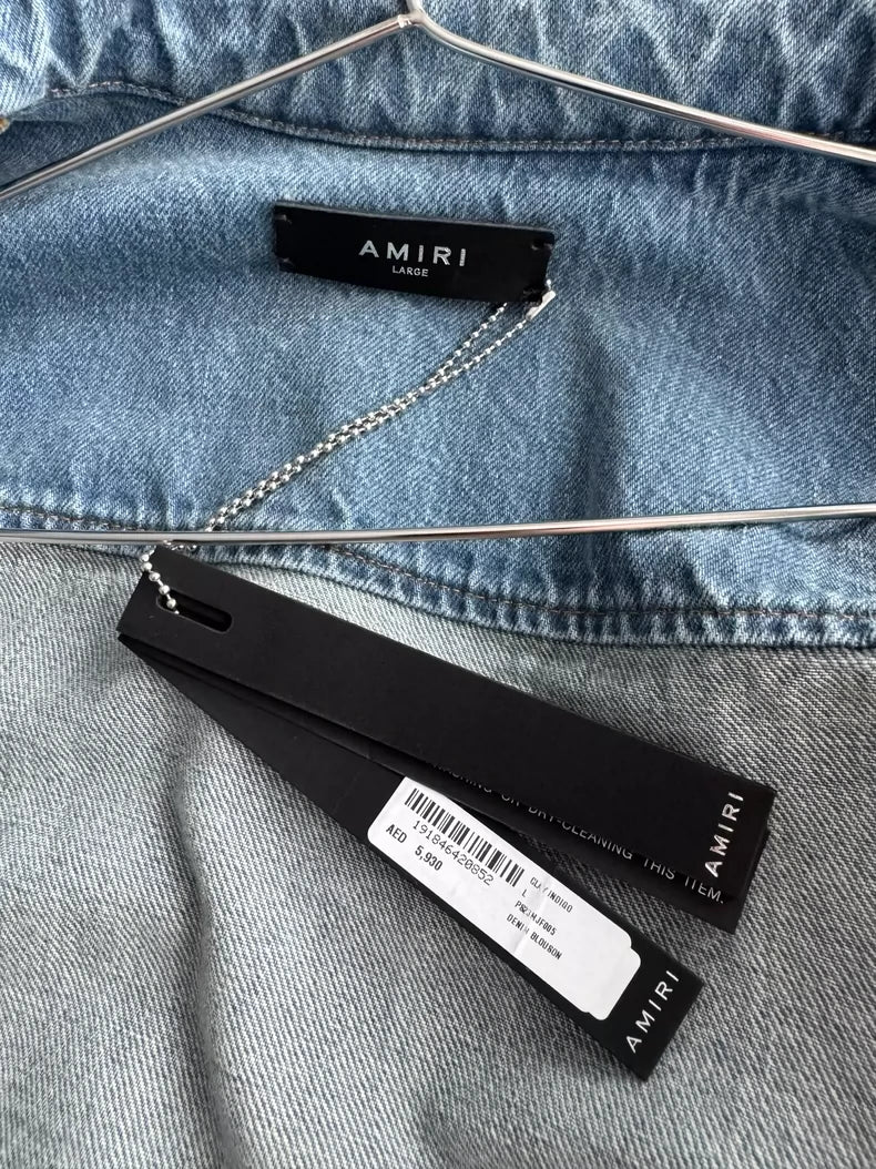 AMIRI Denim Jacket Size L from Dubai