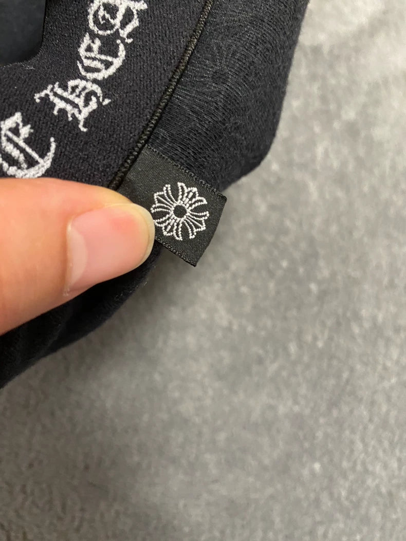 Chrome Hearts Logo Print Casual Leggings