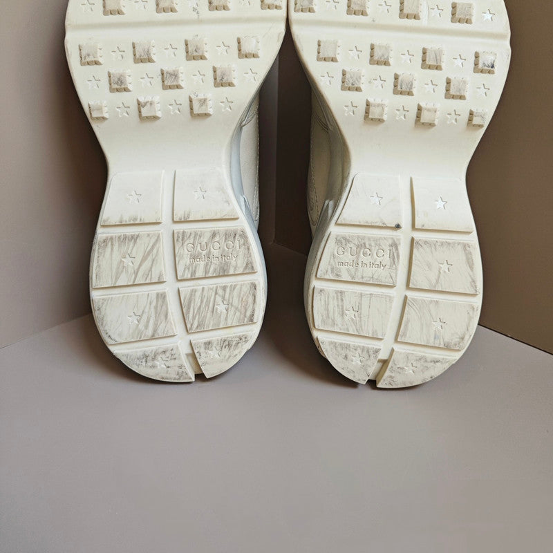 Gucci Rhyton Dad Sneakers in Ivory White 0079