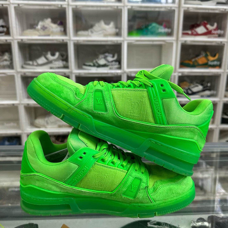 Louis Vuitton Trainer Fashion Sneakers in Green 0079