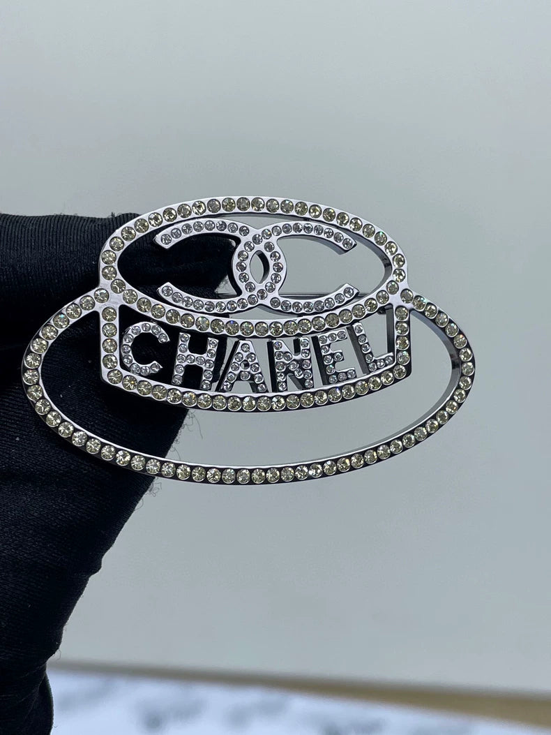 Chanel Diamond Brooch with Hat Design