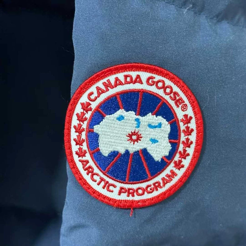 Canada Goose Blue Fur Collar Down Jacket