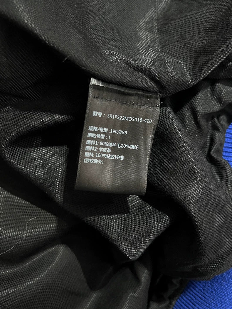 AMIRI Blue and White Jacket Coat