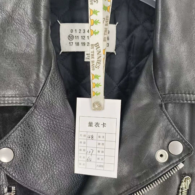 Maison Margiela Leather Biker Jacket