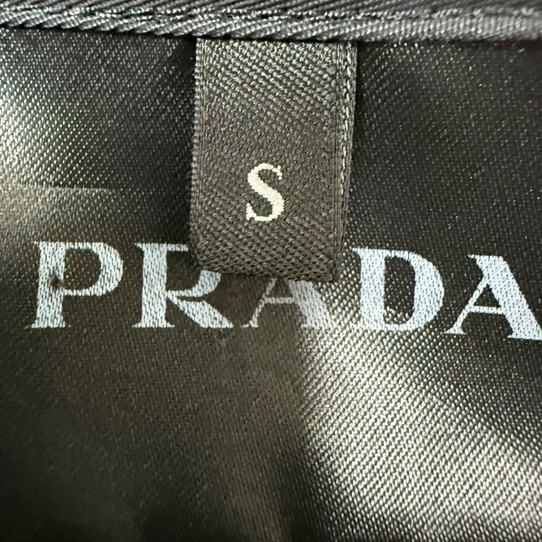 Prada Triangle Logo Nylon Utility Jacket