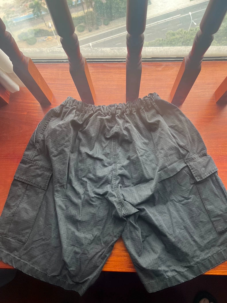 Acne Studios Grey Cargo Shorts