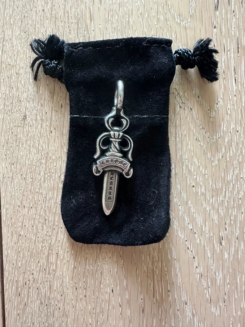 Chrome Hearts Sword Pendant in Medium Size