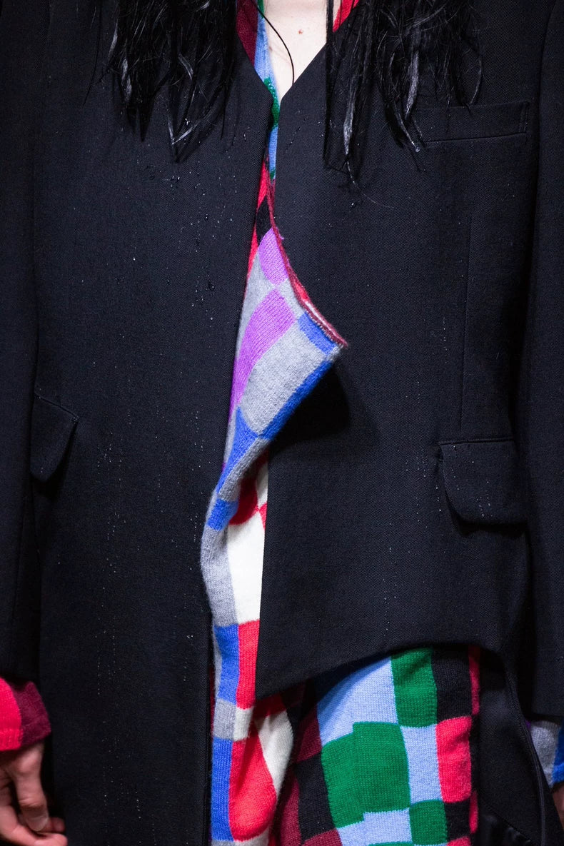 Comme des Garcons Wool Variable Hem Coat