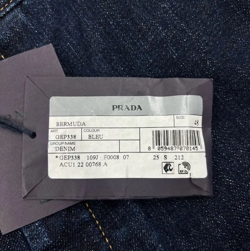 Prada Logo Cotton Summer Shorts for Men