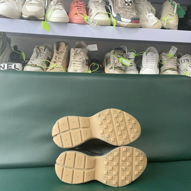 Gucci Rhyton Color Block Low-Top Sneakers 0079