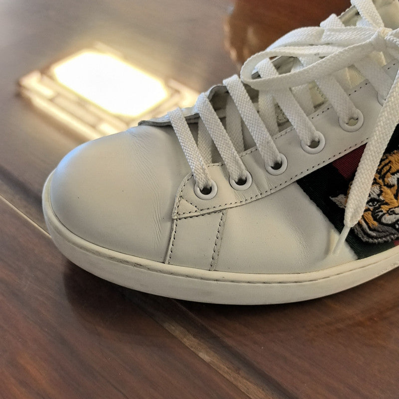 Gucci Ace Tiger Embroidered Fashion Sneakers 0079