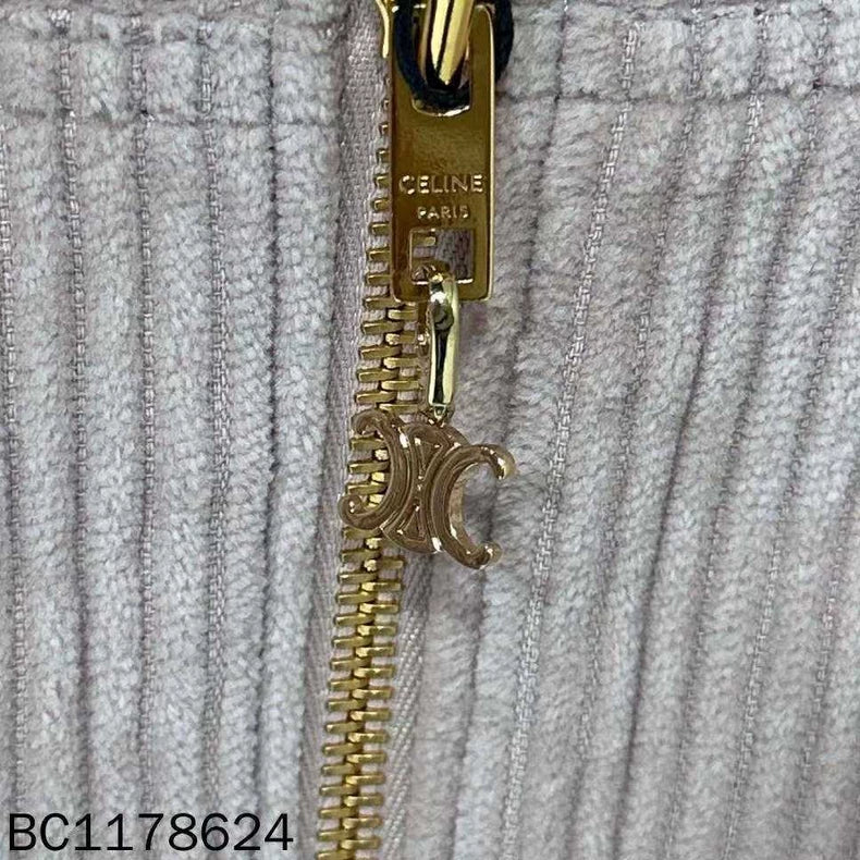 Pink Corduroy Jacket by Celine