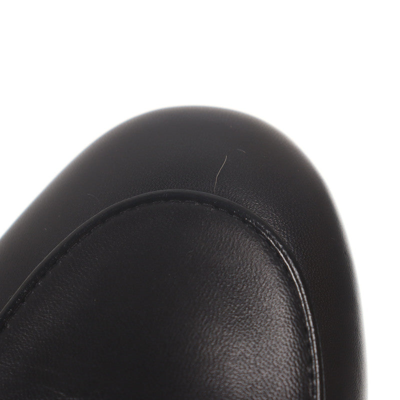 Gucci Black Fur-Lined Loafers 0079