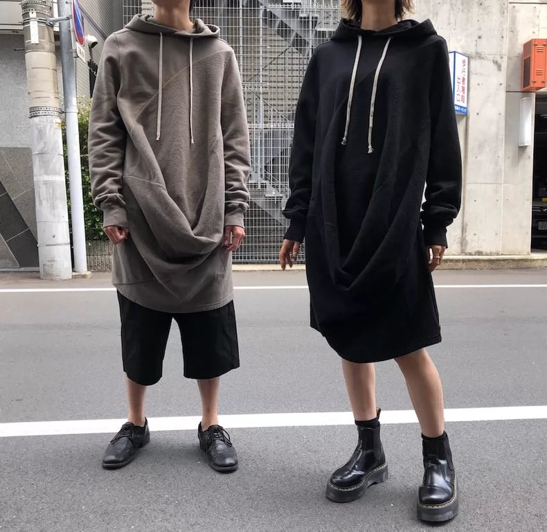 Rick Owens Oversized Hoodie in Green