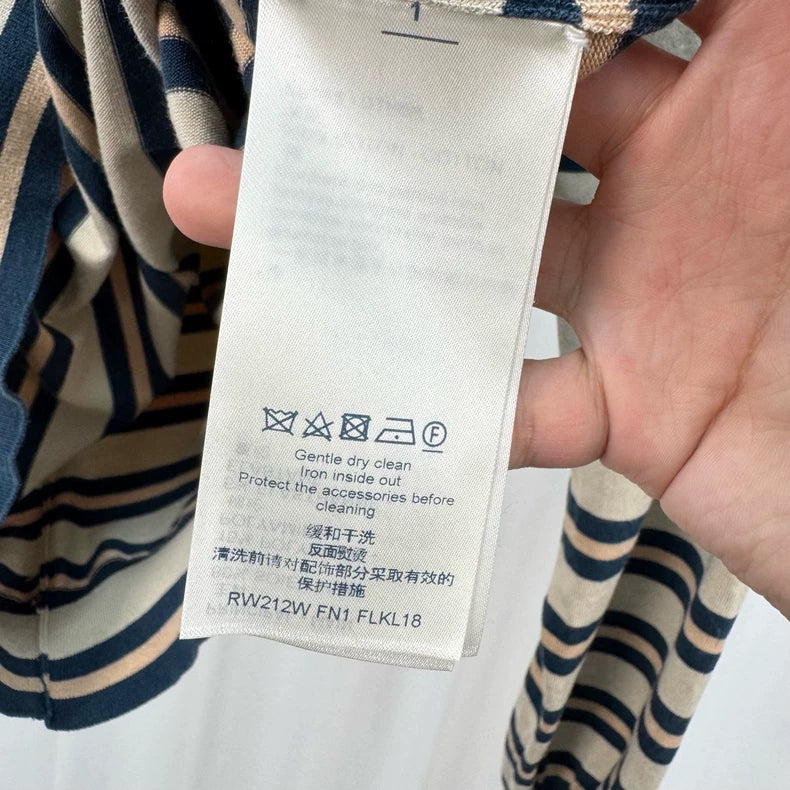 Louis Vuitton Striped Collar Knit Sweater-yf