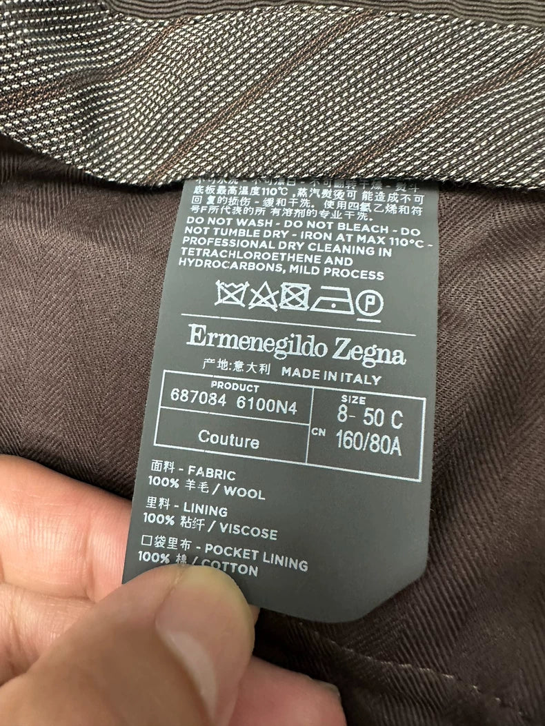 Ermenegildo Zegna Wool Jogger Pants