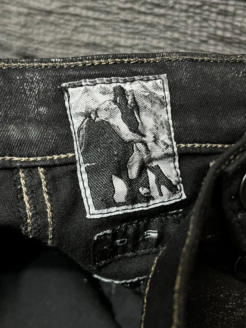 Rick Owens 15ss Waxed Denim Jeans