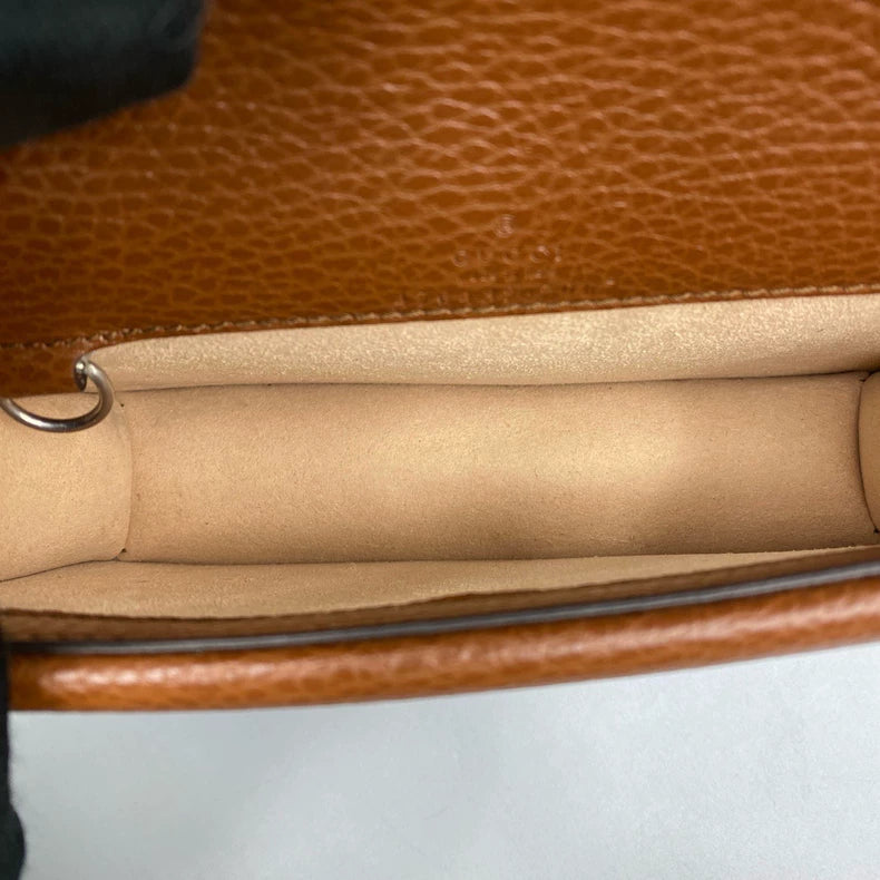 Gucci Denim Chain Crossbody Bag