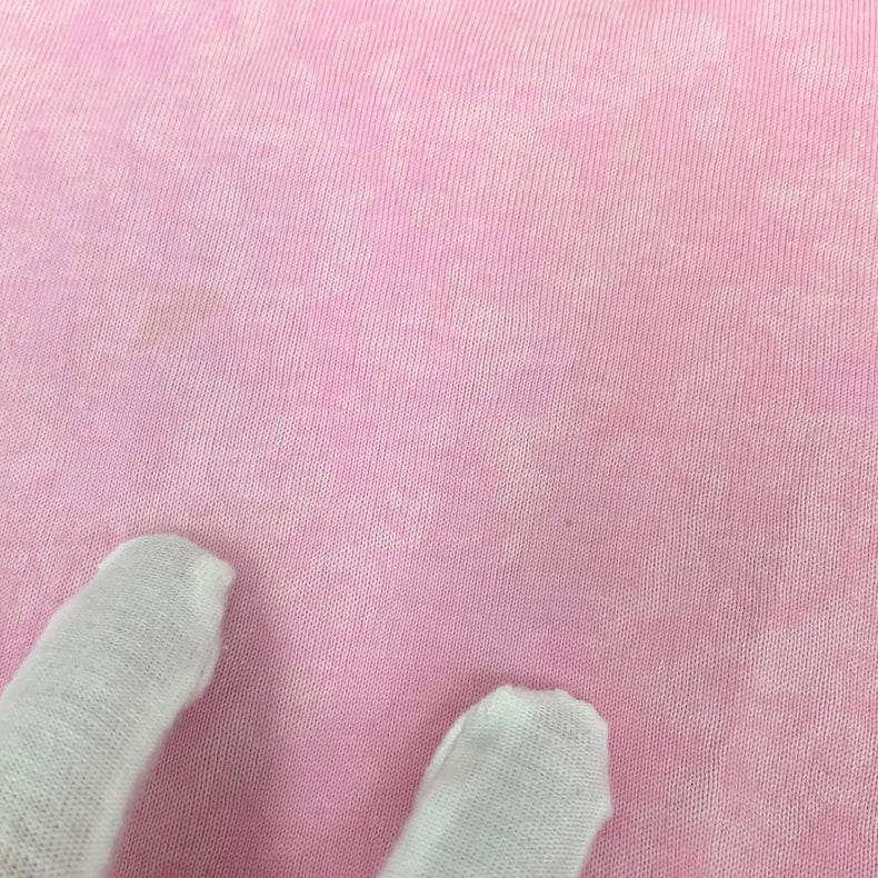 Chanel Pink Logo Embellished Short Sleeve T-Shirt-yf