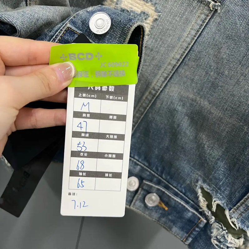 Givenchy Blue Denim Jacket for Men 0089