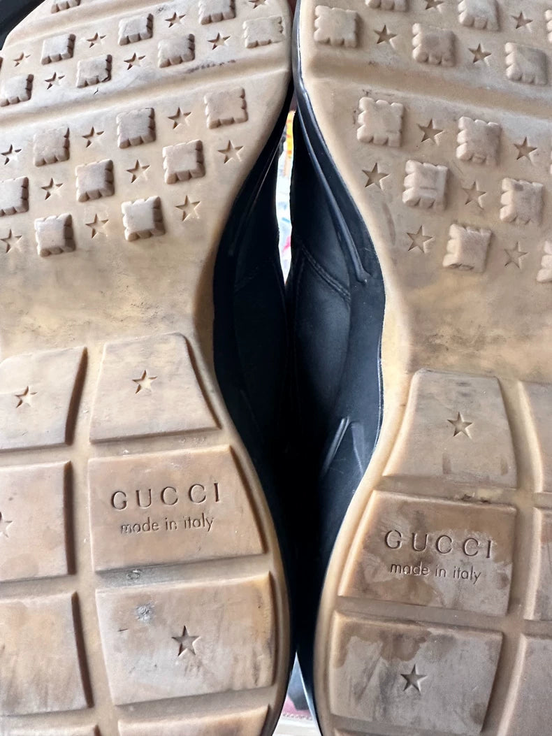 Classic Black Gucci Dad Sneakers Los Angeles Collaboration