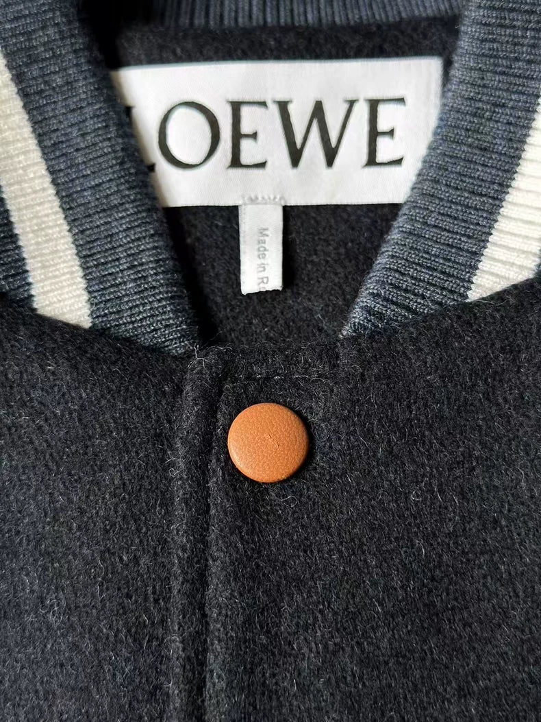 Loewe Baseball Jacket with Red Detailing