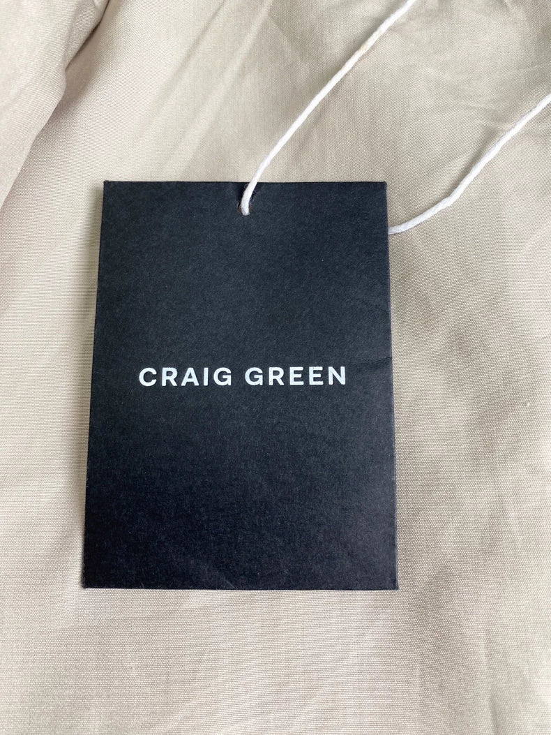 Craig Green Khaki Trench Coat-zp