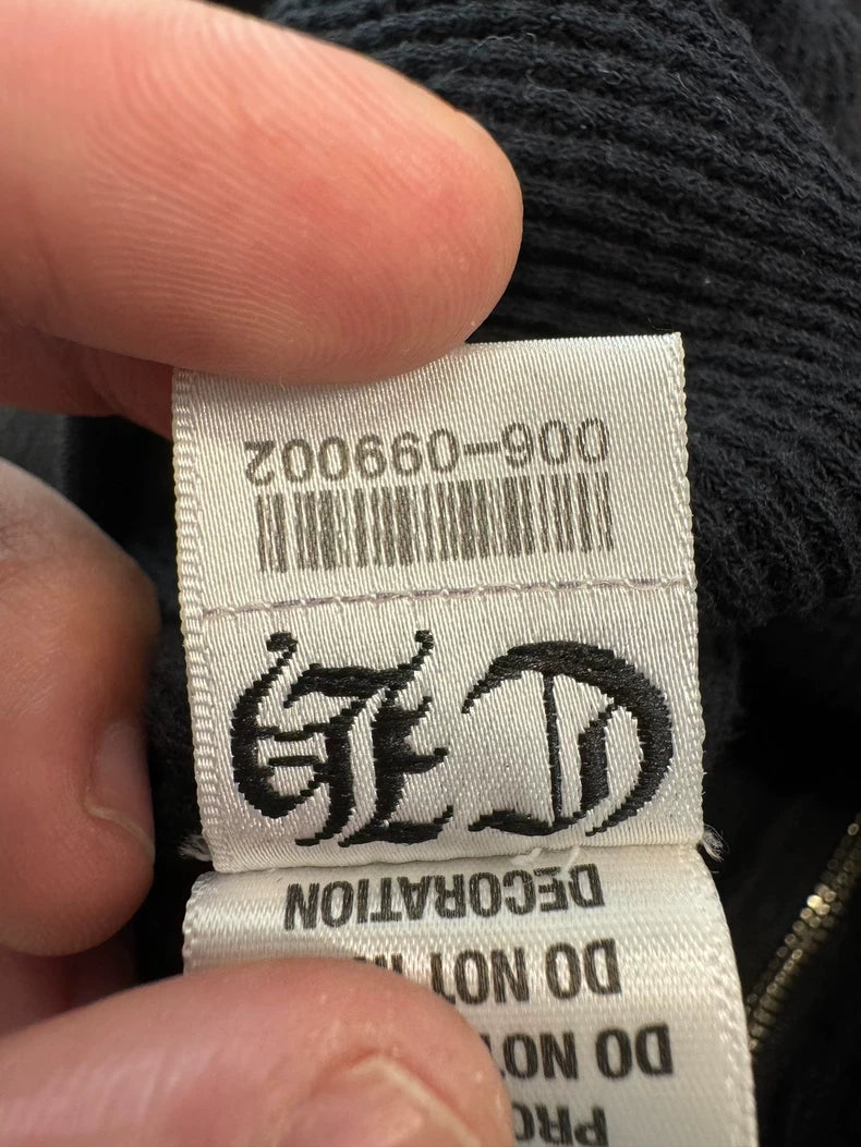 Chrome Hearts Foti Skull Zip Hoodie-yf