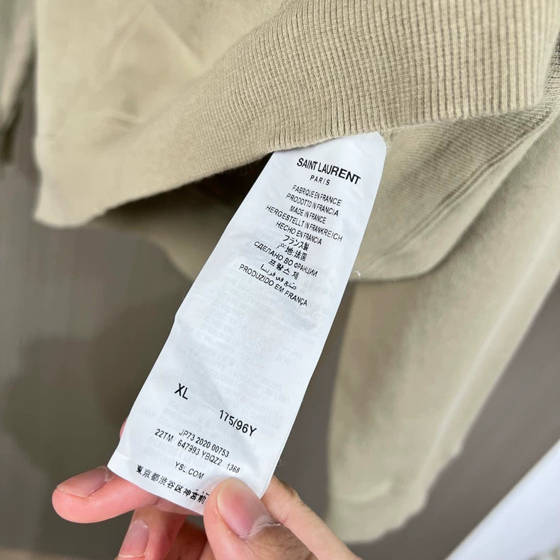 Saint Laurent Printed Letter Hoodie in XL