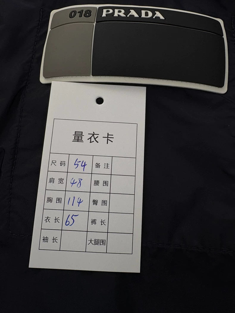 Prada Navy Blue Zip Jacket