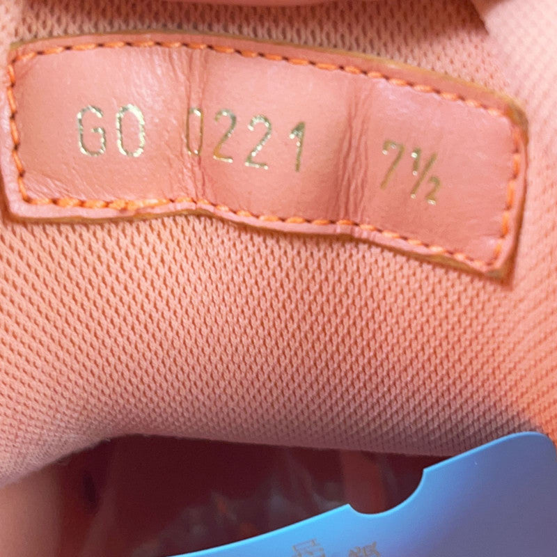 Virgil Abloh x Louis Vuitton Orange Trainer Sneakers 0079