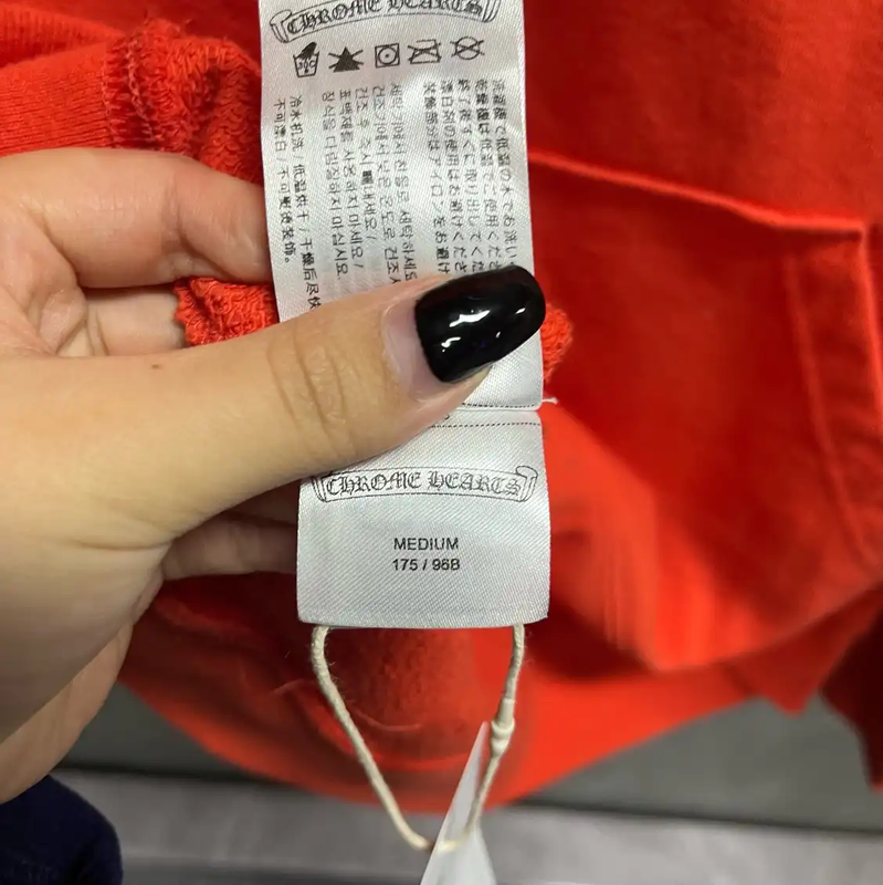 Chrome Hearts Red Cotton Hoodie for Men 0089