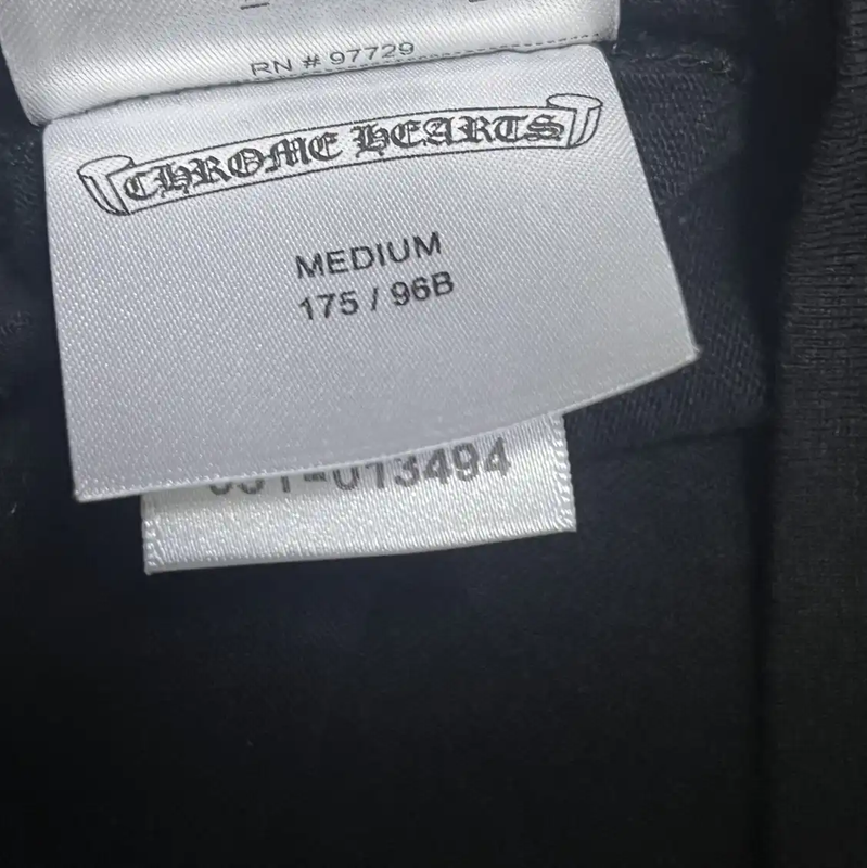 Chrome Hearts Black Short Sleeve T-Shirt for Men 0089