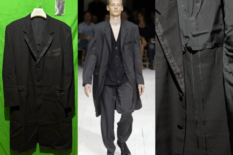 Yohji Yamamoto 03ss Silk Belt Coat