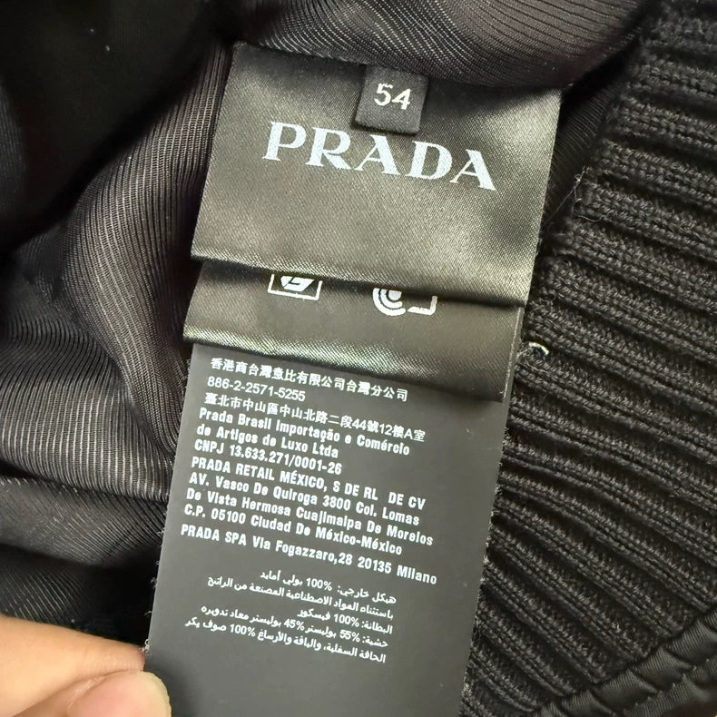 Prada Triangle Logo Bomber Jacket