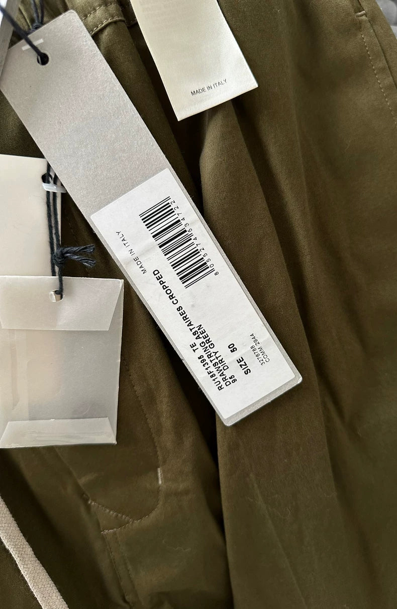 Rick Owens 18FW Cropped Cargo Pants